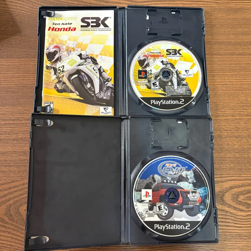 Sony PlayStation 2 Video Game Lot 5 Games Good Racing Flight Combat Bundle PS2